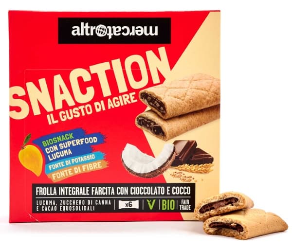 Snack Biscolucuma al Cocco Bio 6x25g
