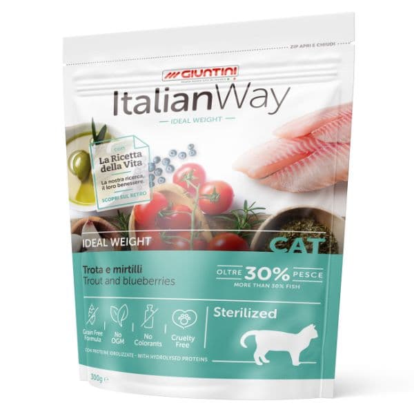 Crocchette IW Gatto Steriliz Peso Ideal 300g