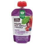 Polpa Mela Mirtillo Fragola Bio 100g