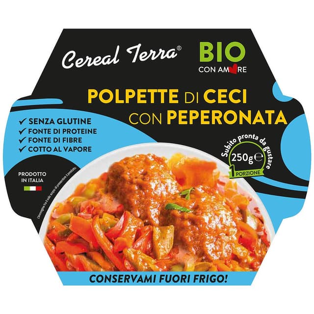 Polpette di Ceci con Peperonata Bio 250g