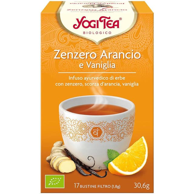 Infuso Yogi Arancia, Vaniglia e Zenzero