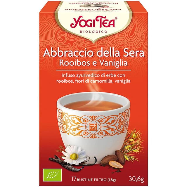 Infuso Yogi Abbraccio della Sera Roibos e Vaniglia